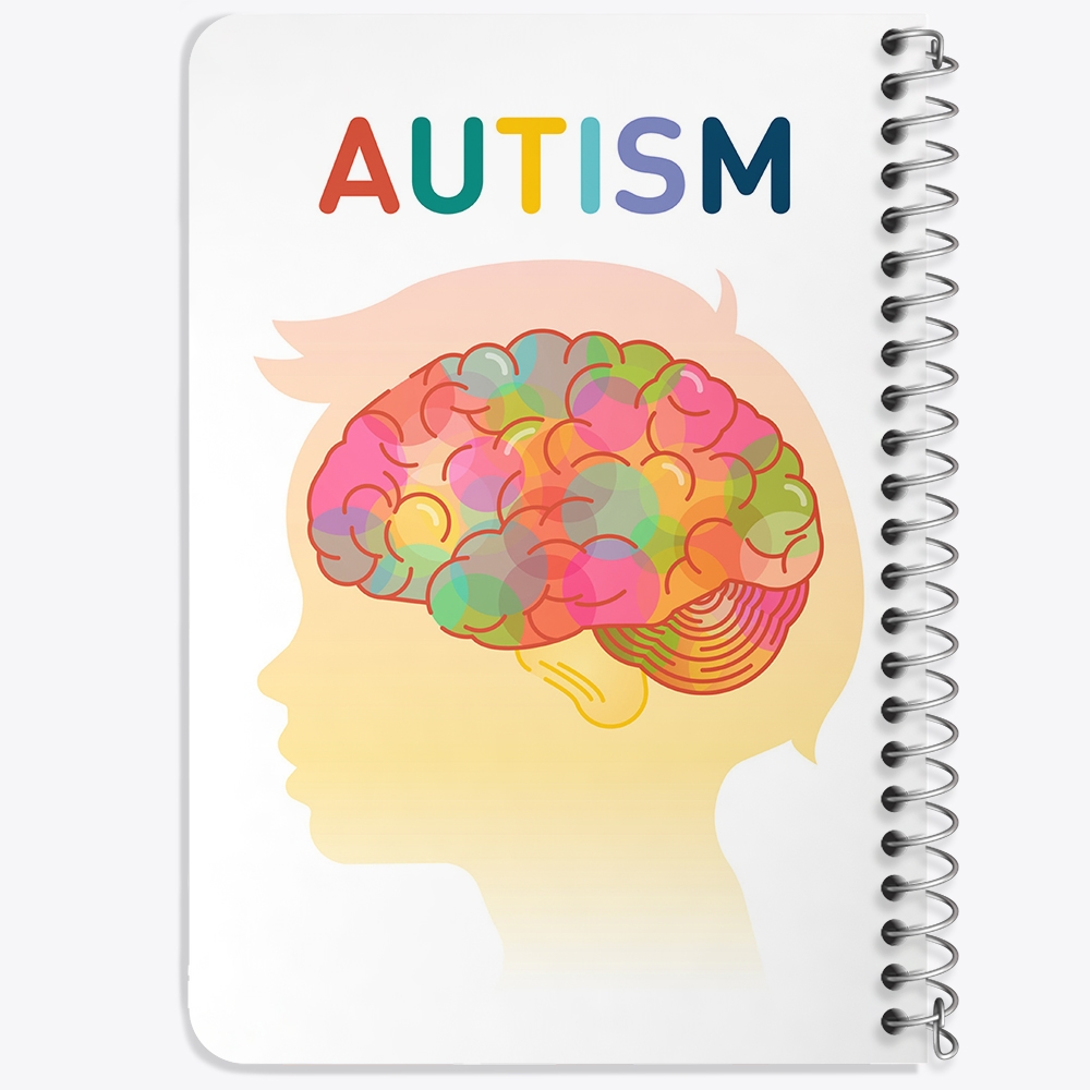 دفتر لیست خرید 50 برگ خندالو طرح اتیسم Autism کد 26717