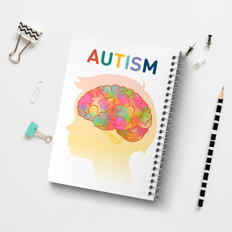 دفتر لیست خرید 50 برگ خندالو طرح اتیسم Autism کد 26717