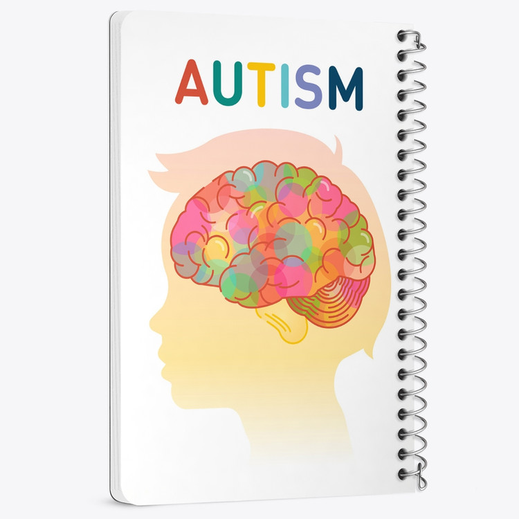 دفتر لیست خرید 50 برگ خندالو طرح اتیسم Autism کد 26717