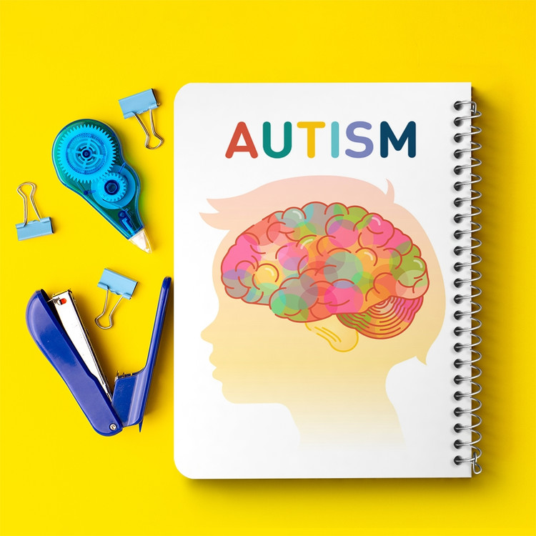 دفتر لیست خرید 50 برگ خندالو طرح اتیسم Autism کد 26717