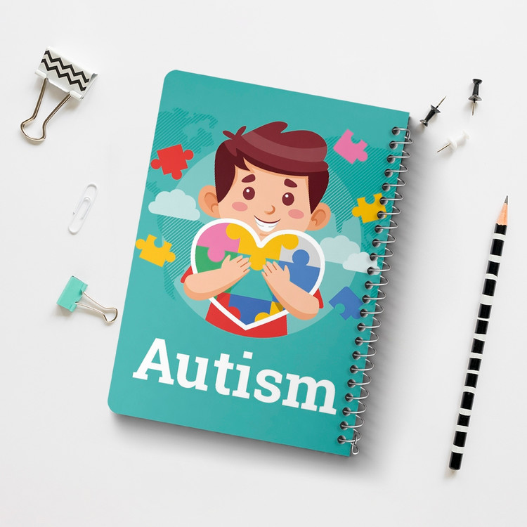 دفتر لیست خرید 50 برگ خندالو طرح اتیسم Autism کد 26716