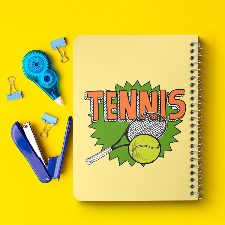دفتر لیست خرید 50 برگ خندالو طرح تنیس Tennis کد 26640