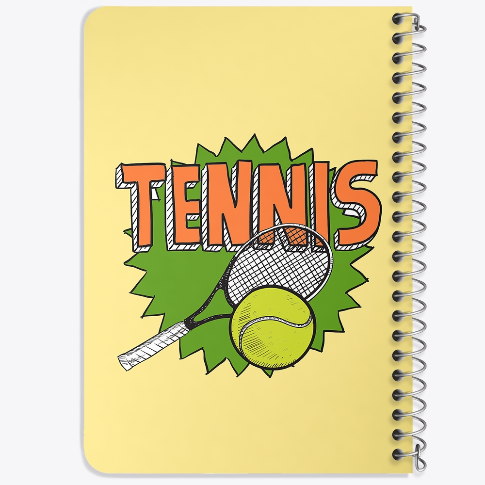 دفتر لیست خرید 50 برگ خندالو طرح تنیس Tennis کد 26640
