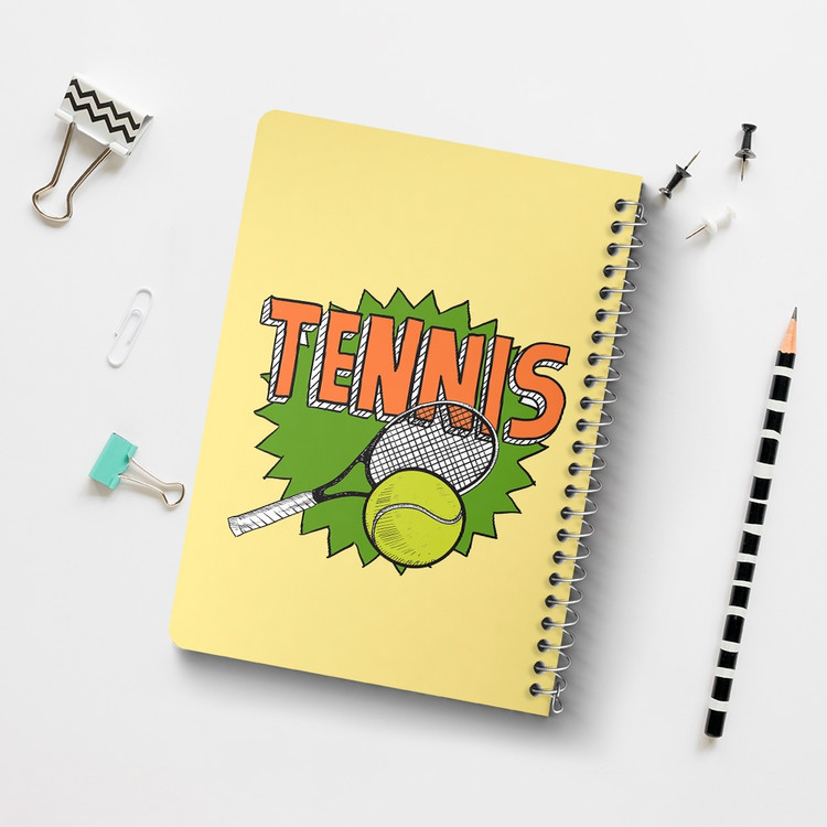 دفتر لیست خرید 50 برگ خندالو طرح تنیس Tennis کد 26640