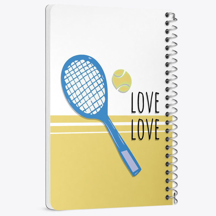 دفتر لیست خرید 50 برگ خندالو طرح تنیس Tennis کد 26637