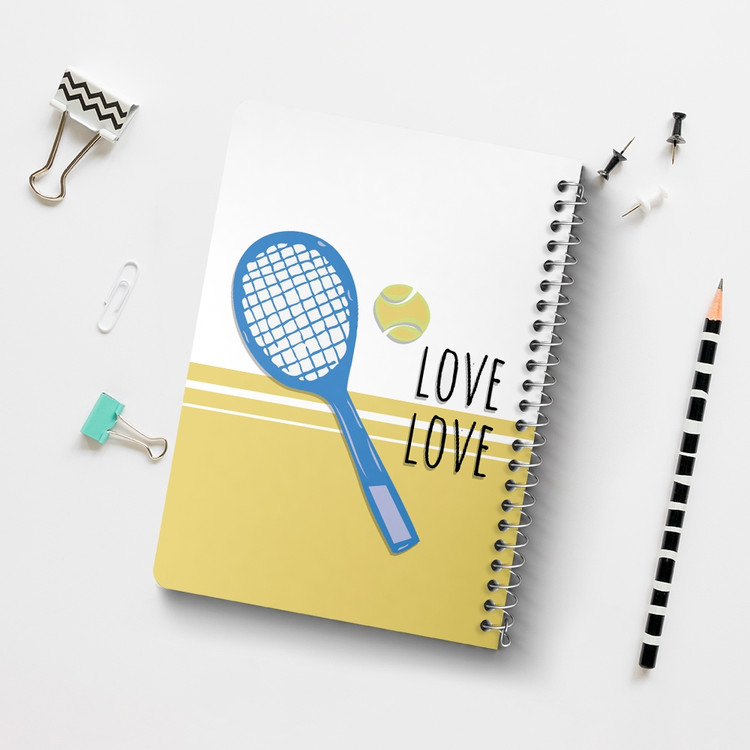 دفتر لیست خرید 50 برگ خندالو طرح تنیس Tennis کد 26637