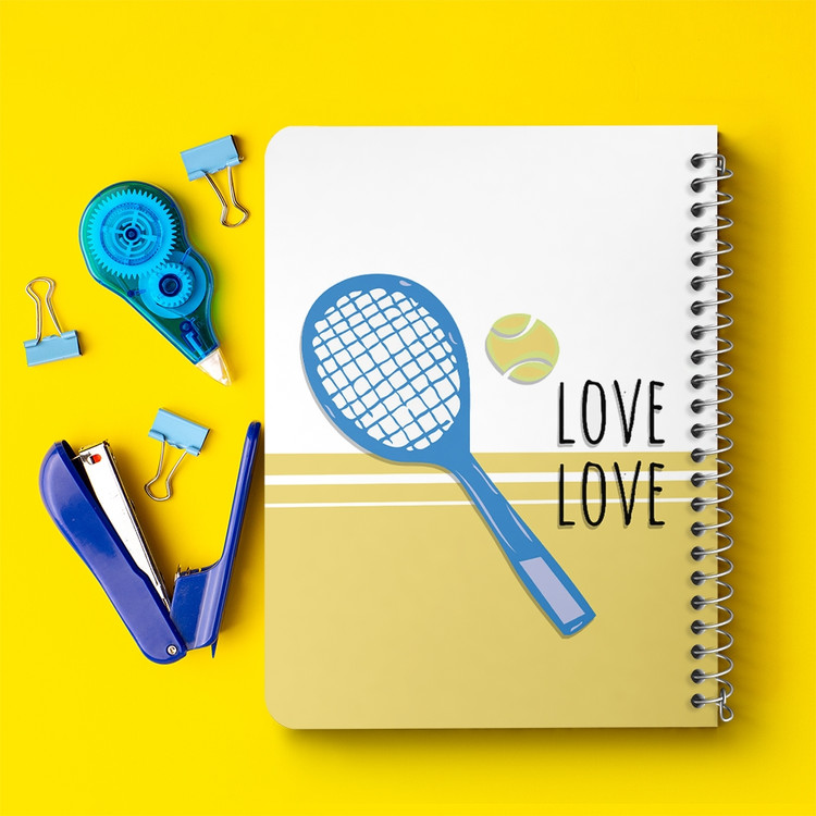 دفتر لیست خرید 50 برگ خندالو طرح تنیس Tennis کد 26637