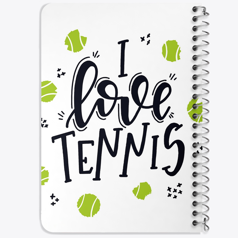 دفتر لیست خرید 50 برگ خندالو طرح تنیس Tennis کد 26633