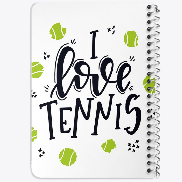 دفتر لیست خرید 50 برگ خندالو طرح تنیس Tennis کد 26633
