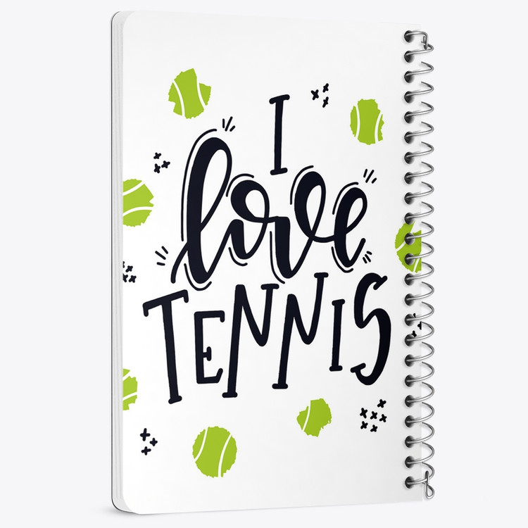 دفتر لیست خرید 50 برگ خندالو طرح تنیس Tennis کد 26633