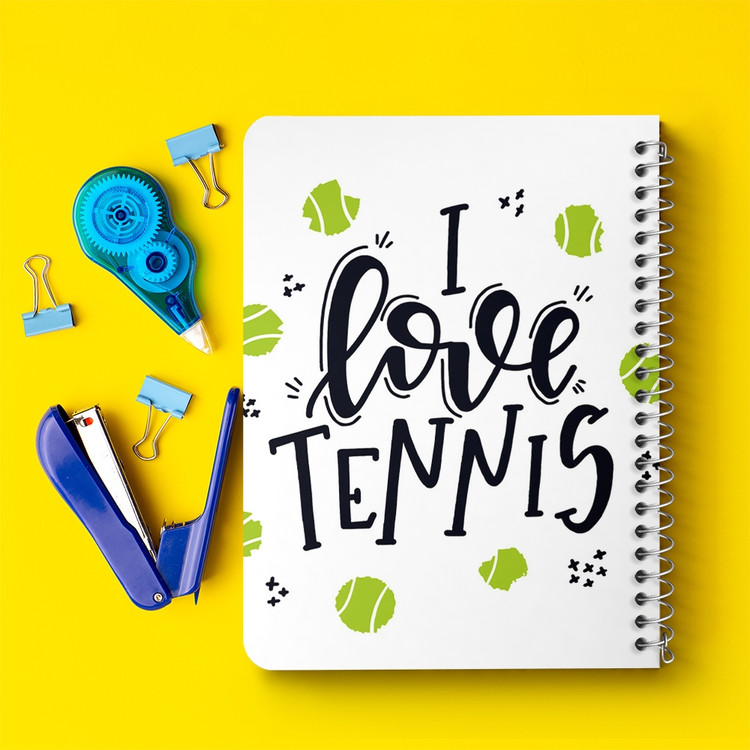 دفتر لیست خرید 50 برگ خندالو طرح تنیس Tennis کد 26633