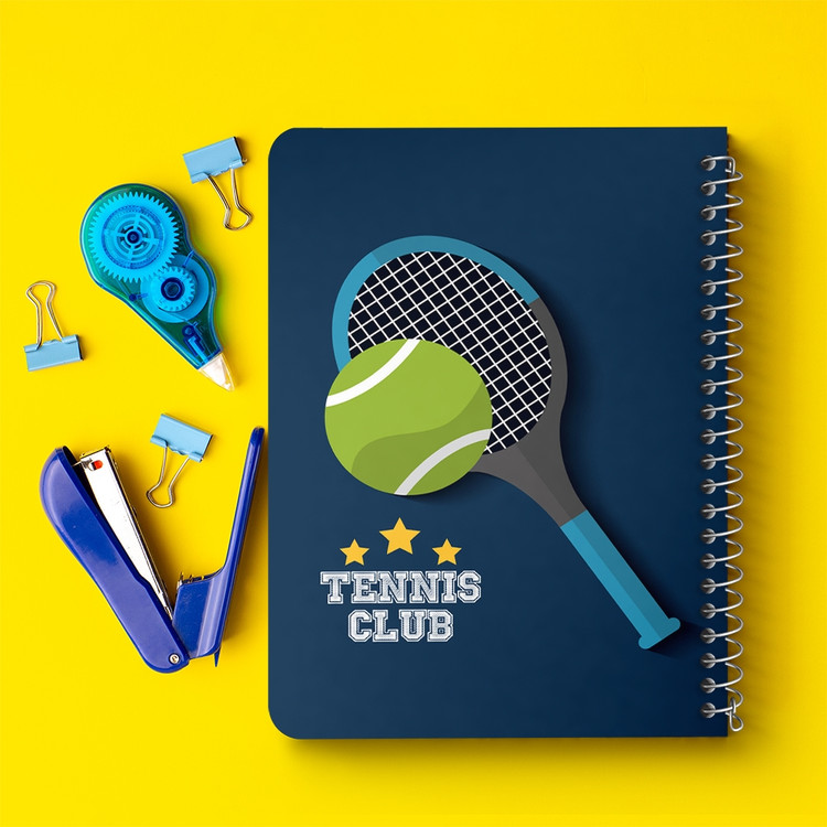 دفتر لیست خرید 50 برگ خندالو طرح تنیس Tennis کد 26626