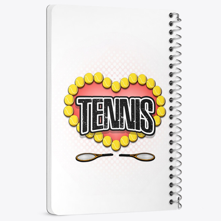 دفتر لیست خرید 50 برگ خندالو طرح تنیس Tennis کد 26623
