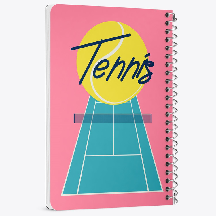 دفتر لیست خرید 50 برگ خندالو طرح تنیس Tennis کد 26613