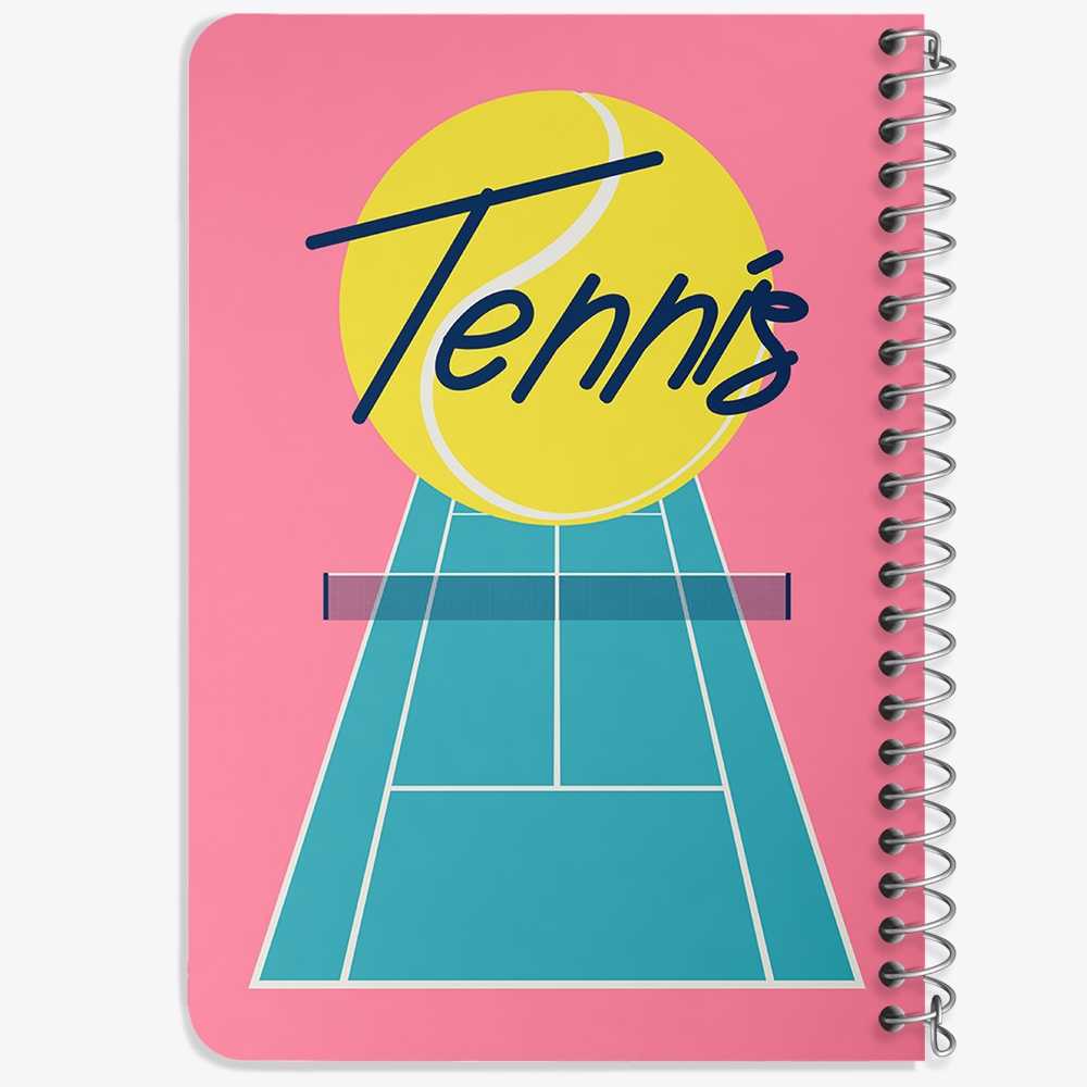 دفتر لیست خرید 50 برگ خندالو طرح تنیس Tennis کد 26613