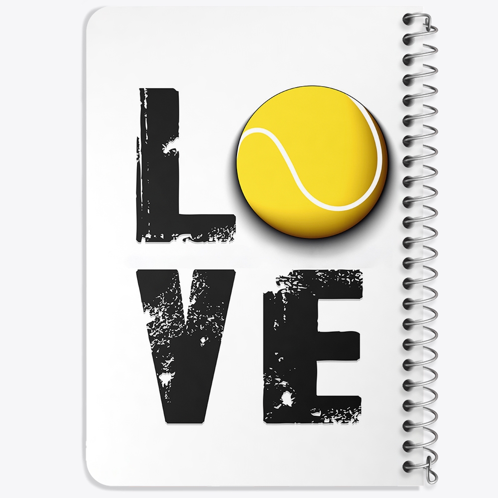 دفتر لیست خرید 50 برگ خندالو طرح تنیس Tennis کد 26611