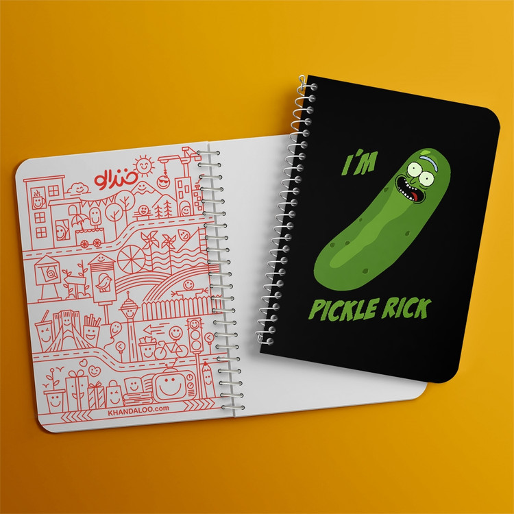 دفتر لیست خرید 50 برگ خندالو طرح انیمیشن ریک و مورتی Rick and Mort کد 26594