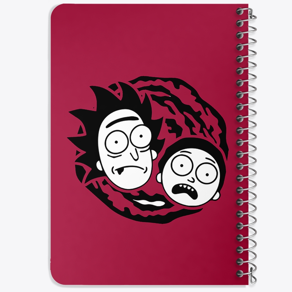 دفتر لیست خرید 50 برگ خندالو طرح انیمیشن ریک و مورتی Rick and Mort کد 26592