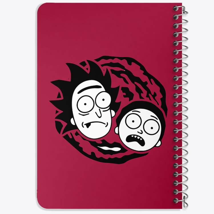 دفتر لیست خرید 50 برگ خندالو طرح انیمیشن ریک و مورتی Rick and Mort کد 26592