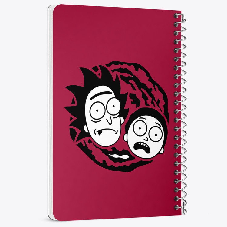 دفتر لیست خرید 50 برگ خندالو طرح انیمیشن ریک و مورتی Rick and Mort کد 26592