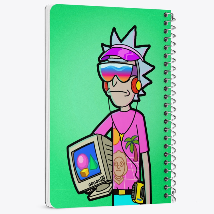 دفتر لیست خرید 50 برگ خندالو طرح انیمیشن ریک و مورتی Rick and Mort کد 26591