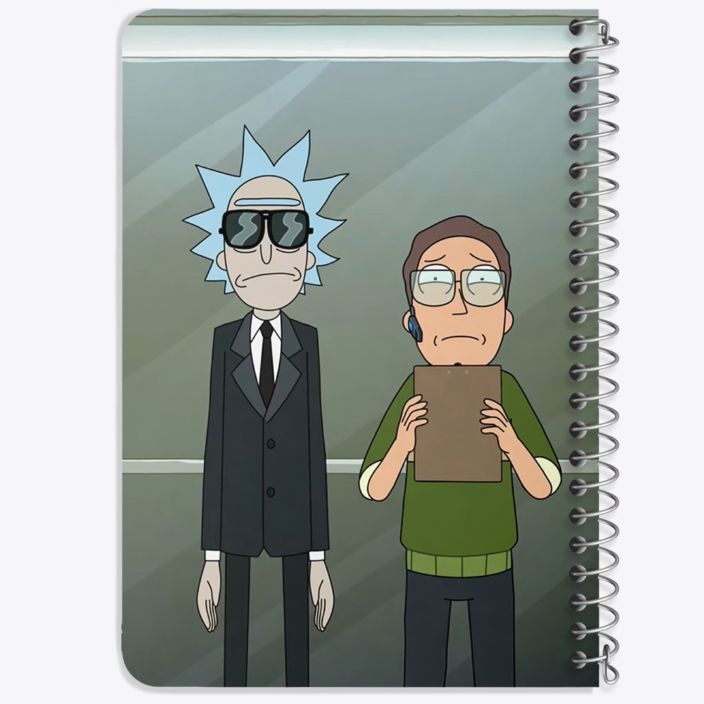 دفتر لیست خرید 50 برگ خندالو طرح انیمیشن ریک و مورتی Rick and Mort کد 26589