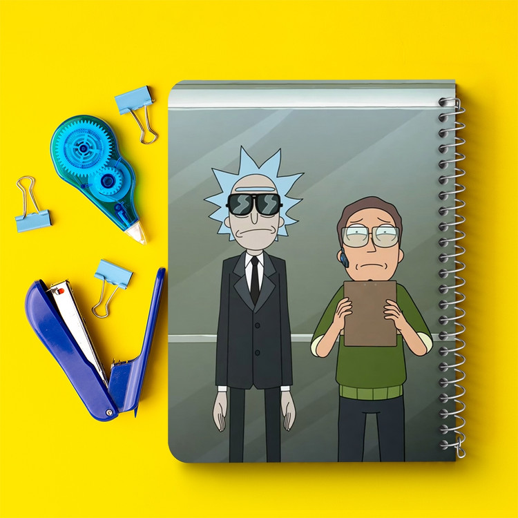دفتر لیست خرید 50 برگ خندالو طرح انیمیشن ریک و مورتی Rick and Mort کد 26589