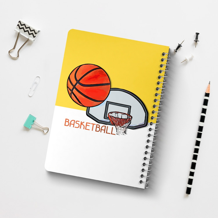 دفتر لیست خرید 50 برگ خندالو طرح بسکتبال Basketball کد 26474
