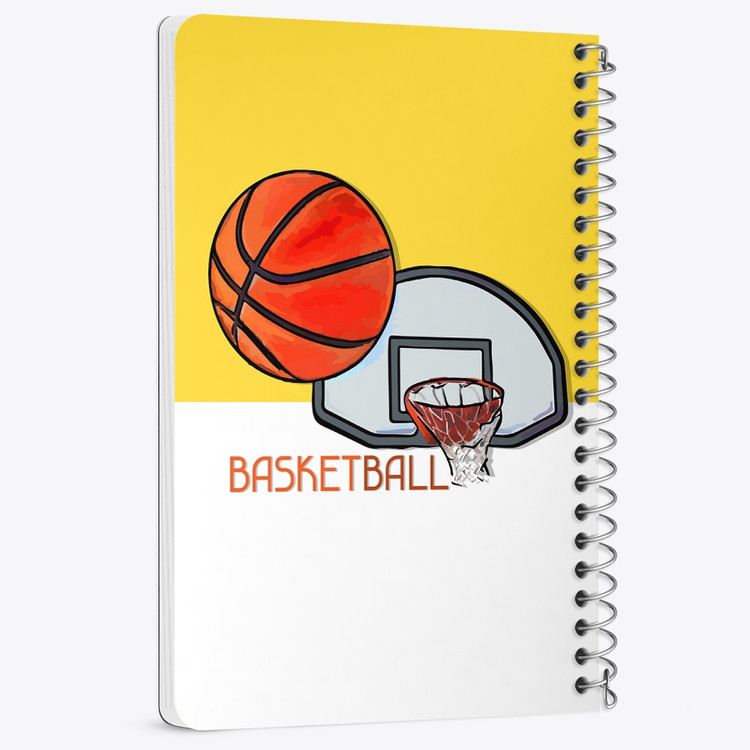 دفتر لیست خرید 50 برگ خندالو طرح بسکتبال Basketball کد 26474