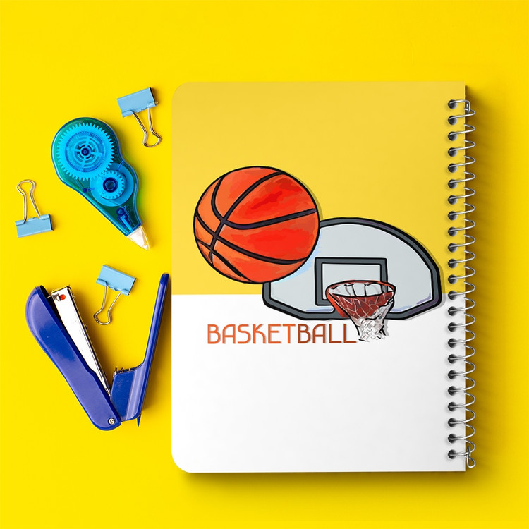دفتر لیست خرید 50 برگ خندالو طرح بسکتبال Basketball کد 26474