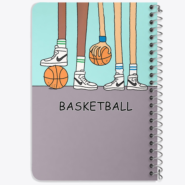 دفتر لیست خرید 50 برگ خندالو طرح بسکتبال Basketball کد 26471