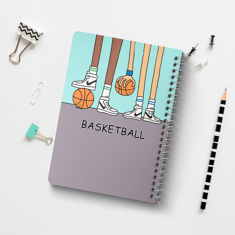 دفتر لیست خرید 50 برگ خندالو طرح بسکتبال Basketball کد 26471