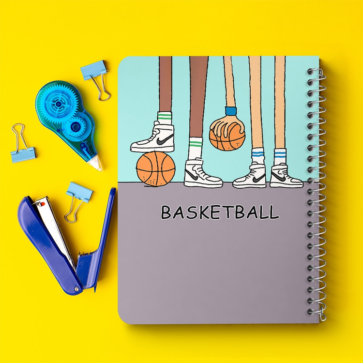 دفتر لیست خرید 50 برگ خندالو طرح بسکتبال Basketball کد 26471