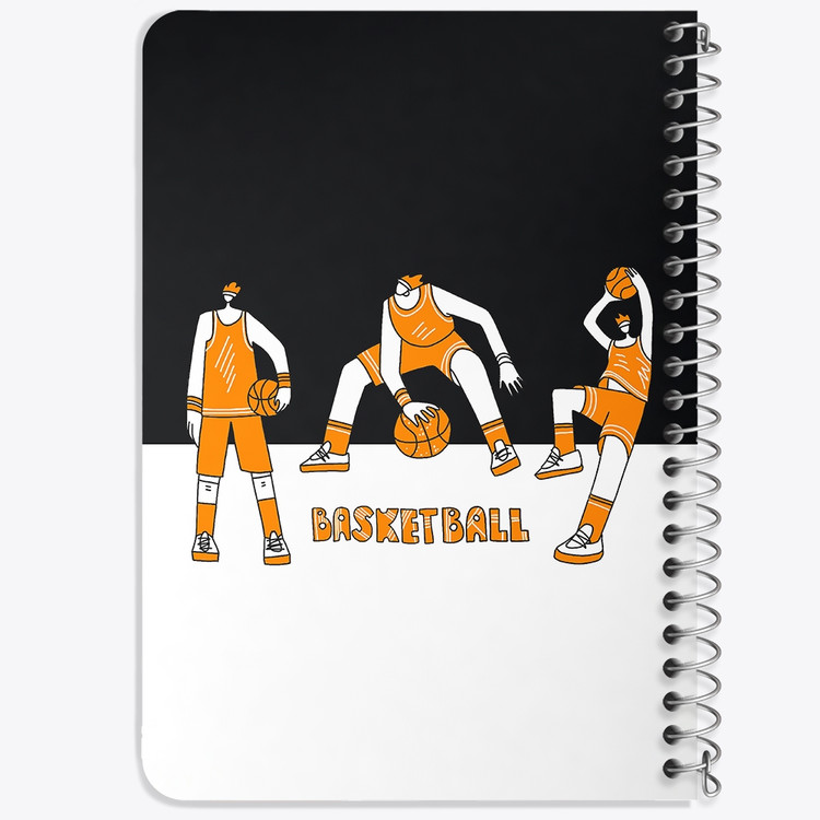 دفتر لیست خرید 50 برگ خندالو طرح بسکتبال Basketball کد 26470