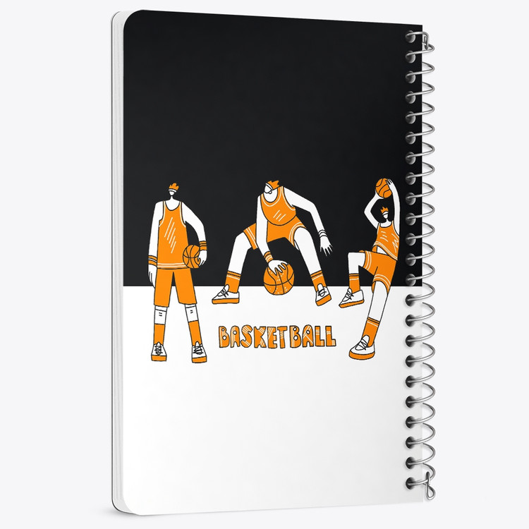 دفتر لیست خرید 50 برگ خندالو طرح بسکتبال Basketball کد 26470