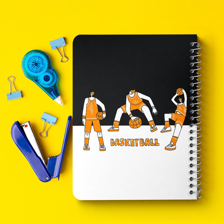 دفتر لیست خرید 50 برگ خندالو طرح بسکتبال Basketball کد 26470
