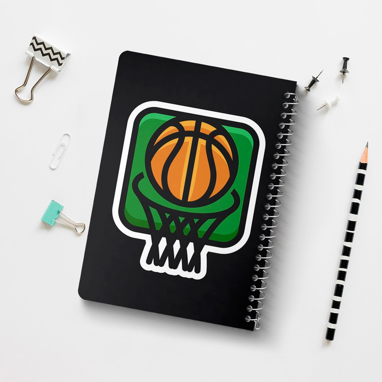 دفتر لیست خرید 50 برگ خندالو طرح بسکتبال Basketball کد 26469