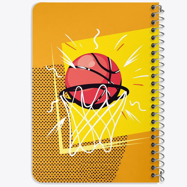 دفتر لیست خرید 50 برگ خندالو طرح بسکتبال Basketball کد 26466