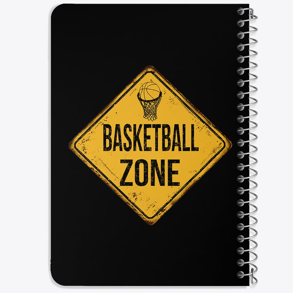 دفتر لیست خرید 50 برگ خندالو طرح بسکتبال Basketball کد 26465