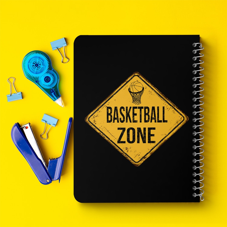 دفتر لیست خرید 50 برگ خندالو طرح بسکتبال Basketball کد 26465