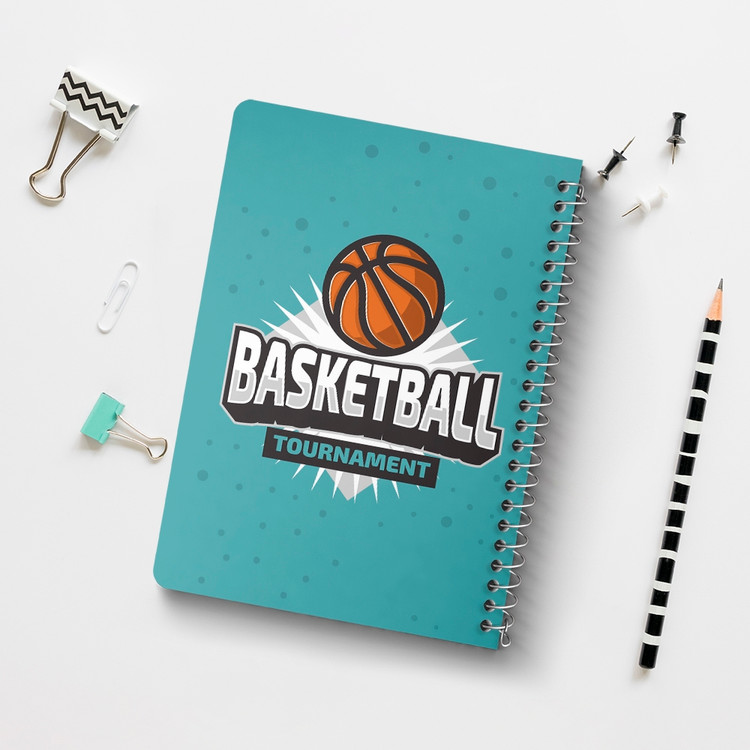 دفتر لیست خرید 50 برگ خندالو طرح بسکتبال Basketball کد 26464