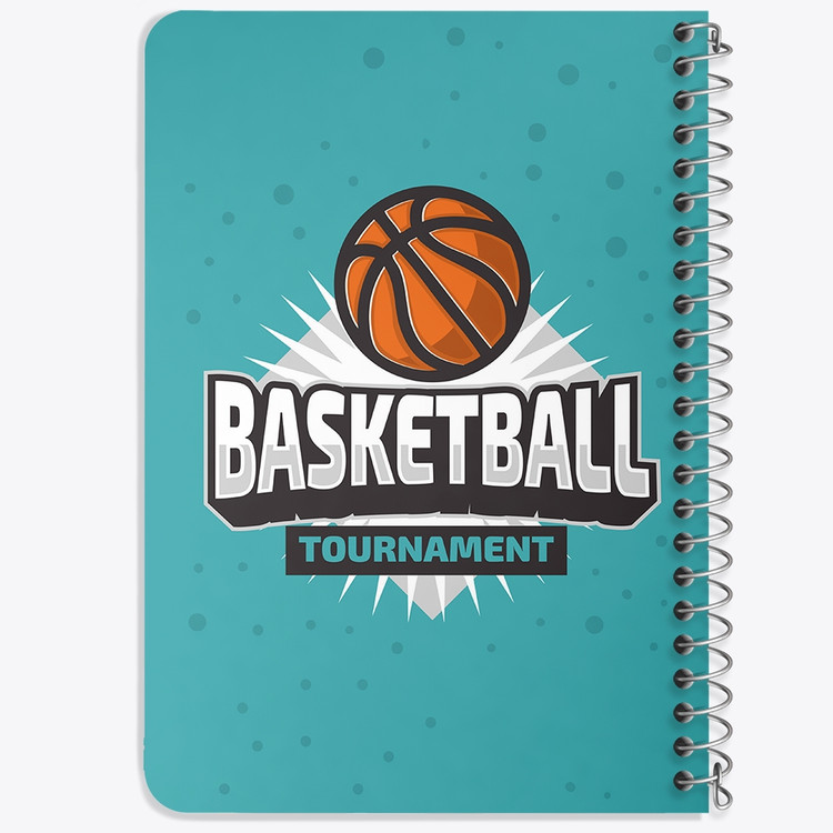 دفتر لیست خرید 50 برگ خندالو طرح بسکتبال Basketball کد 26464