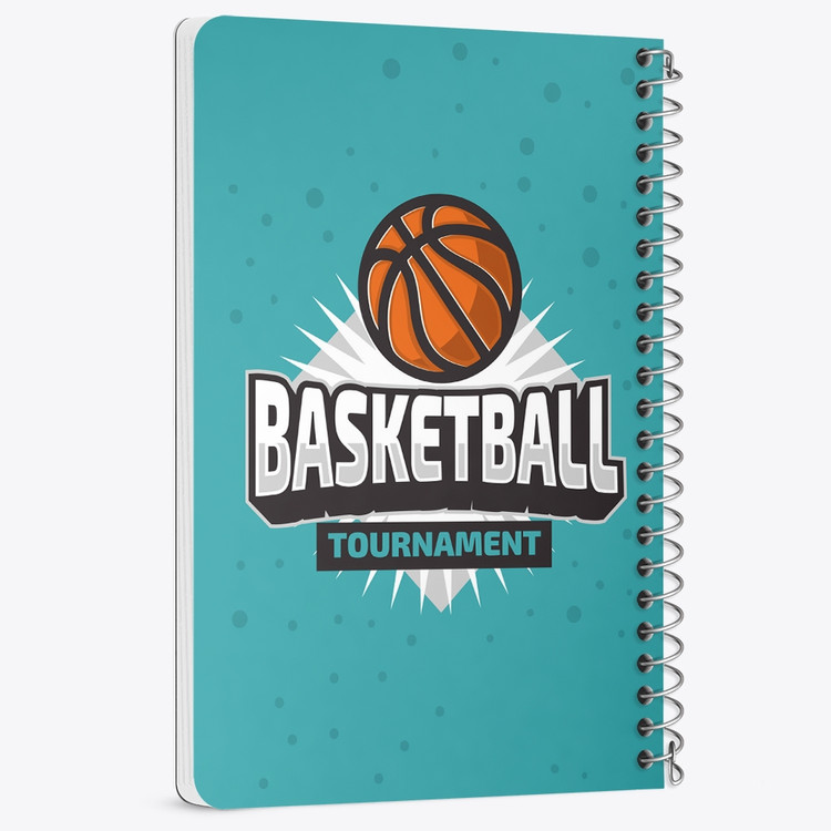 دفتر لیست خرید 50 برگ خندالو طرح بسکتبال Basketball کد 26464