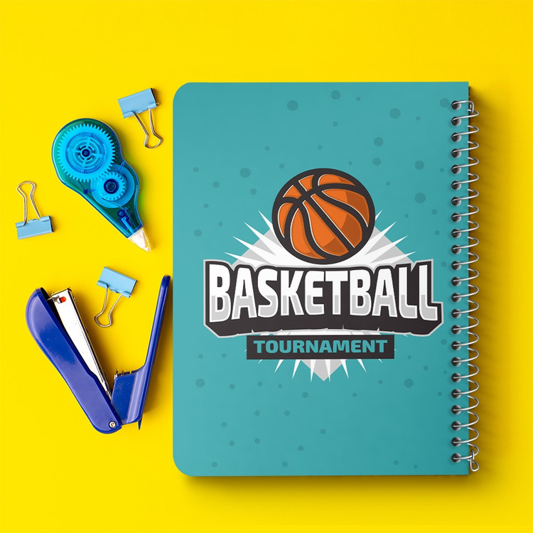 دفتر لیست خرید 50 برگ خندالو طرح بسکتبال Basketball کد 26464