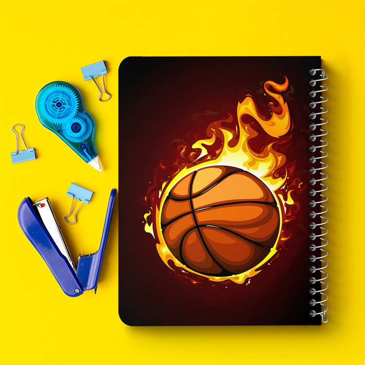 دفتر لیست خرید 50 برگ خندالو طرح بسکتبال Basketball کد 26463