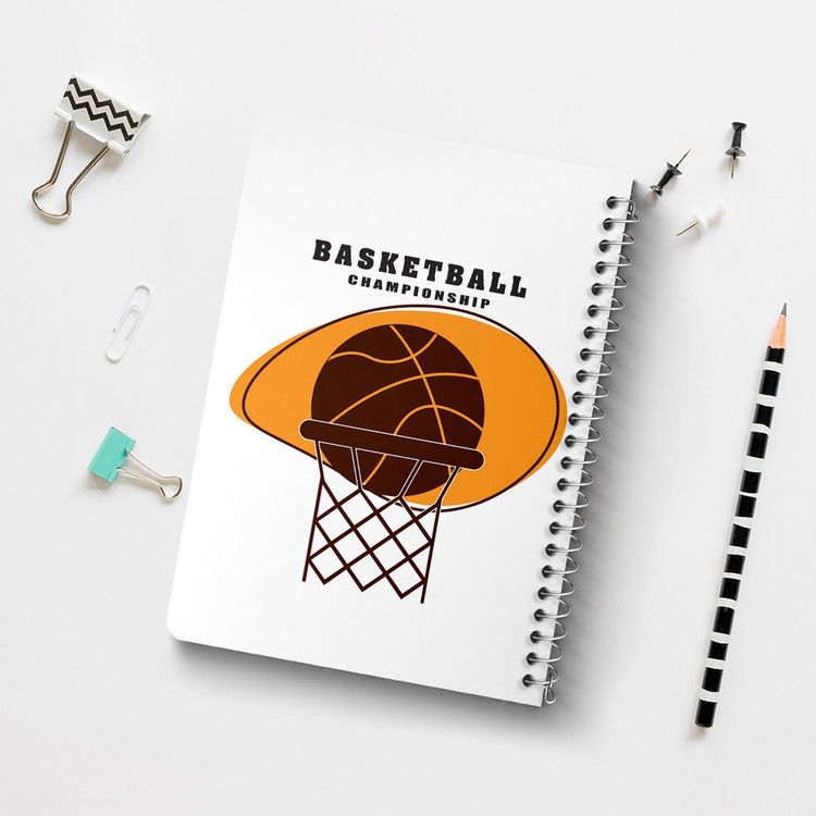 دفتر لیست خرید 50 برگ خندالو طرح بسکتبال Basketball کد 26462