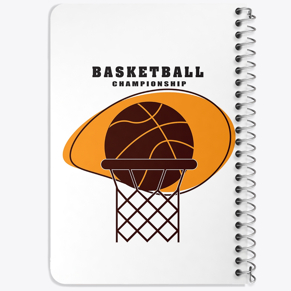 دفتر لیست خرید 50 برگ خندالو طرح بسکتبال Basketball کد 26462