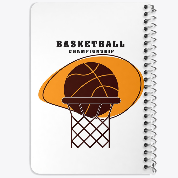 دفتر لیست خرید 50 برگ خندالو طرح بسکتبال Basketball کد 26462