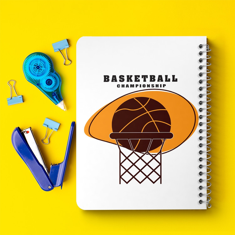 دفتر لیست خرید 50 برگ خندالو طرح بسکتبال Basketball کد 26462