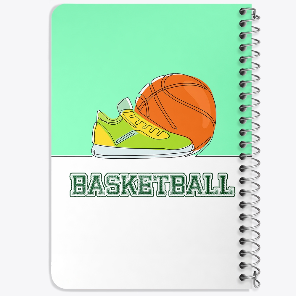 دفتر لیست خرید 50 برگ خندالو طرح بسکتبال Basketball کد 26461